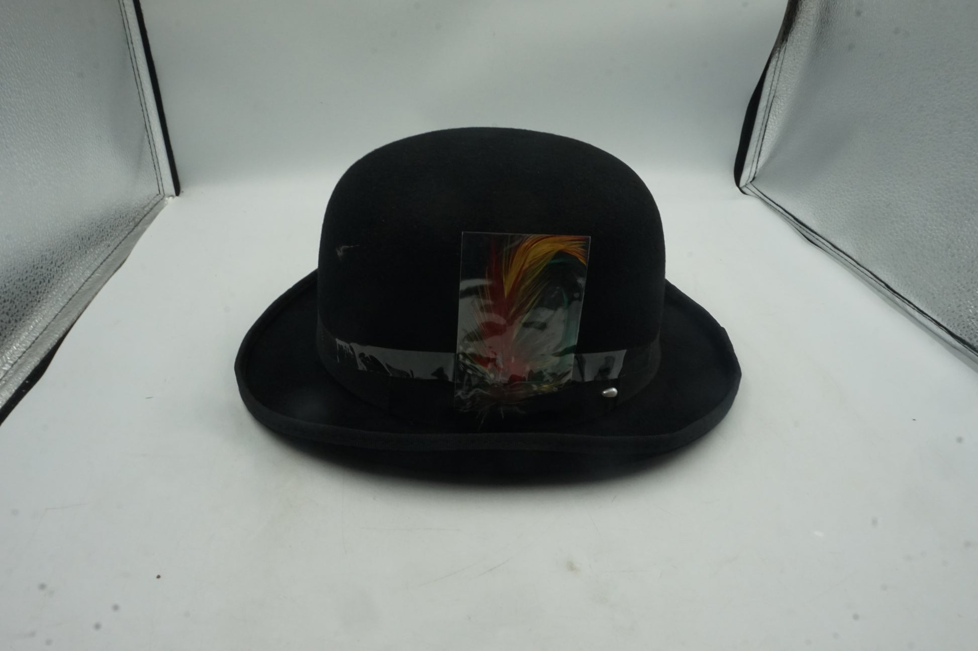 Maz London unisex classic hand made wool bowler hat size L