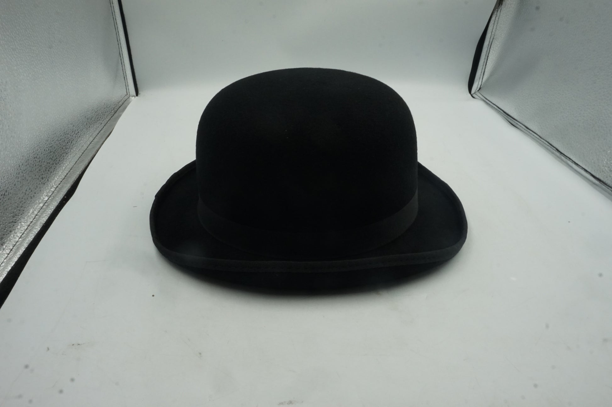 Maz London unisex classic hand made wool bowler hat size L