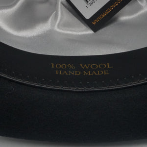 Maz London unisex classic hand made wool bowler hat size L