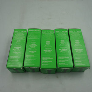 Mixed Pack of 5 Srixon 15 soft feel brite green & red golf balls