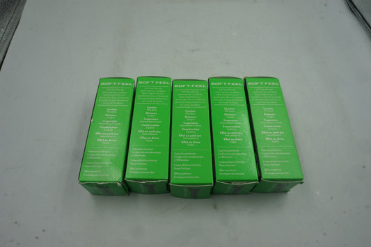 Mixed Pack of 5 Srixon 15 soft feel brite green & red golf balls
