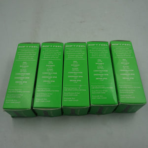 Mixed Pack of 5 Srixon 15 soft feel brite green & red golf balls