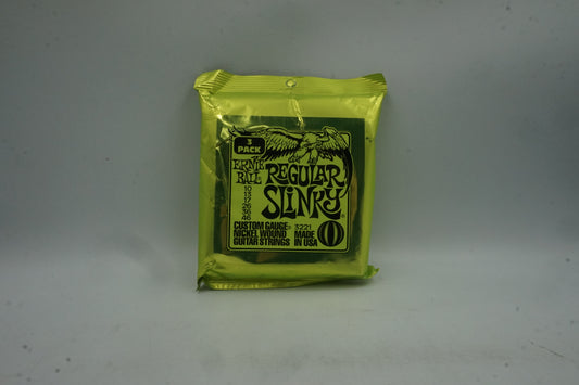 Ernie Ball Regular Slinky Nickel Wound Electric Guitar Strings 3 Pack - 10-46 Gauge 3PACK