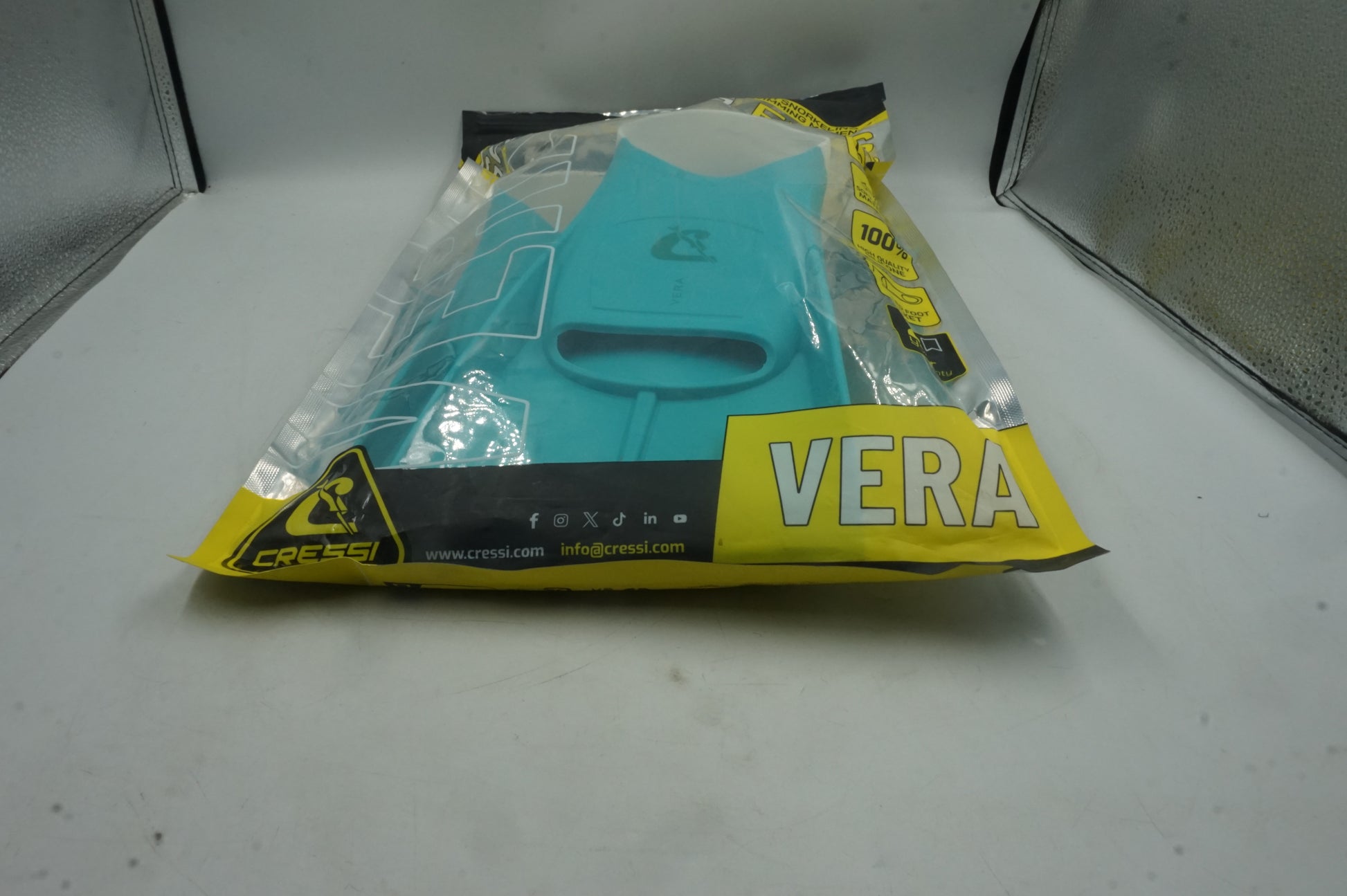 cressi silicone swimming vera fins size M