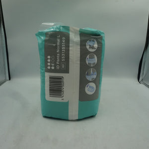 Job lot of 4 pack of 14 iD pants ultra discreet protection normal size L