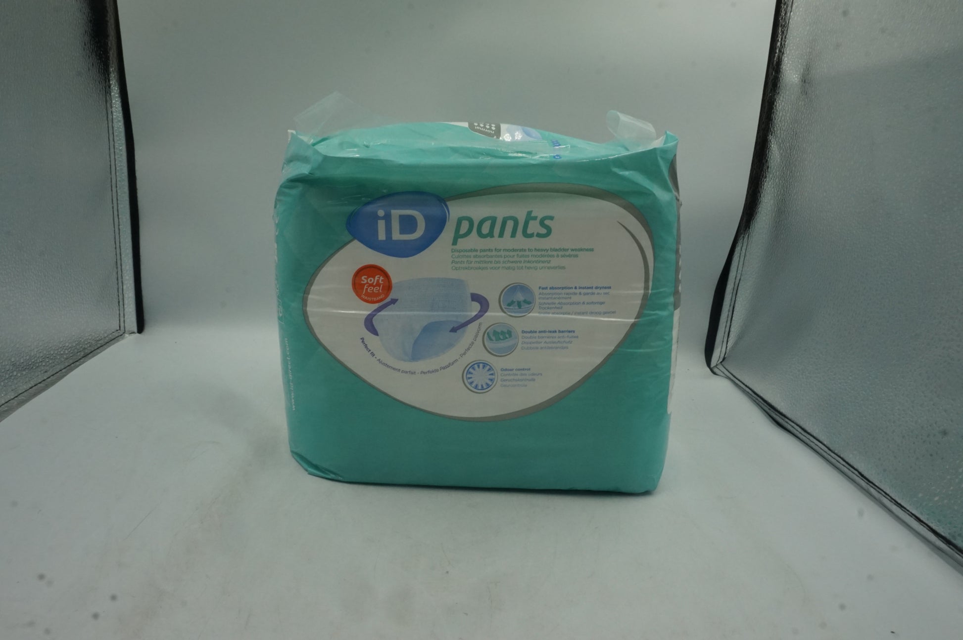 Job lot of 4 pack of 14 iD pants ultra discreet protection normal size L