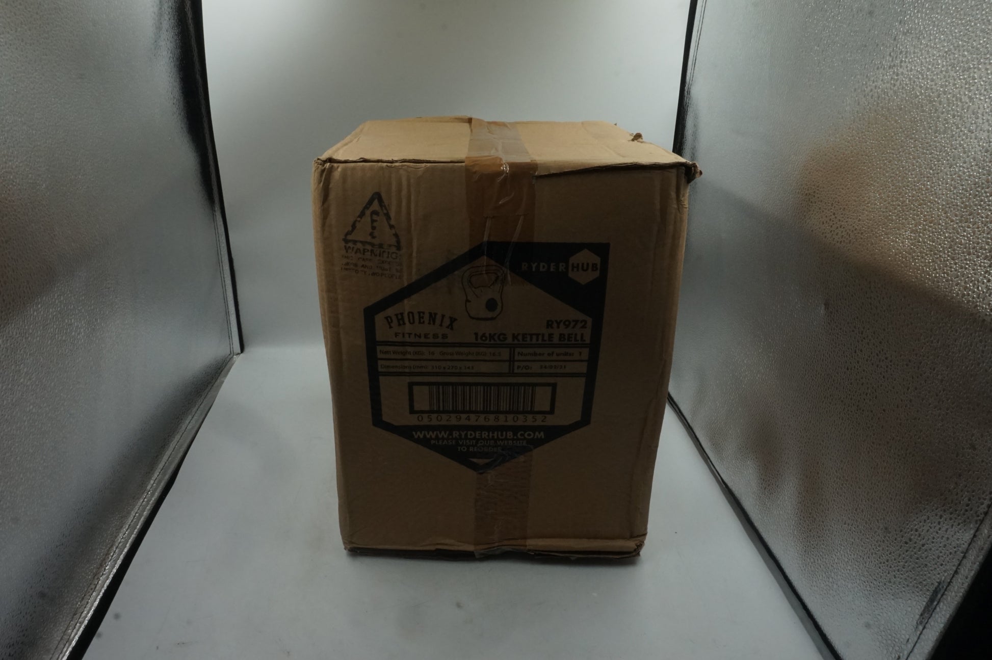 Ryder hub Phoenix fitness 16KG kettle bell RY972