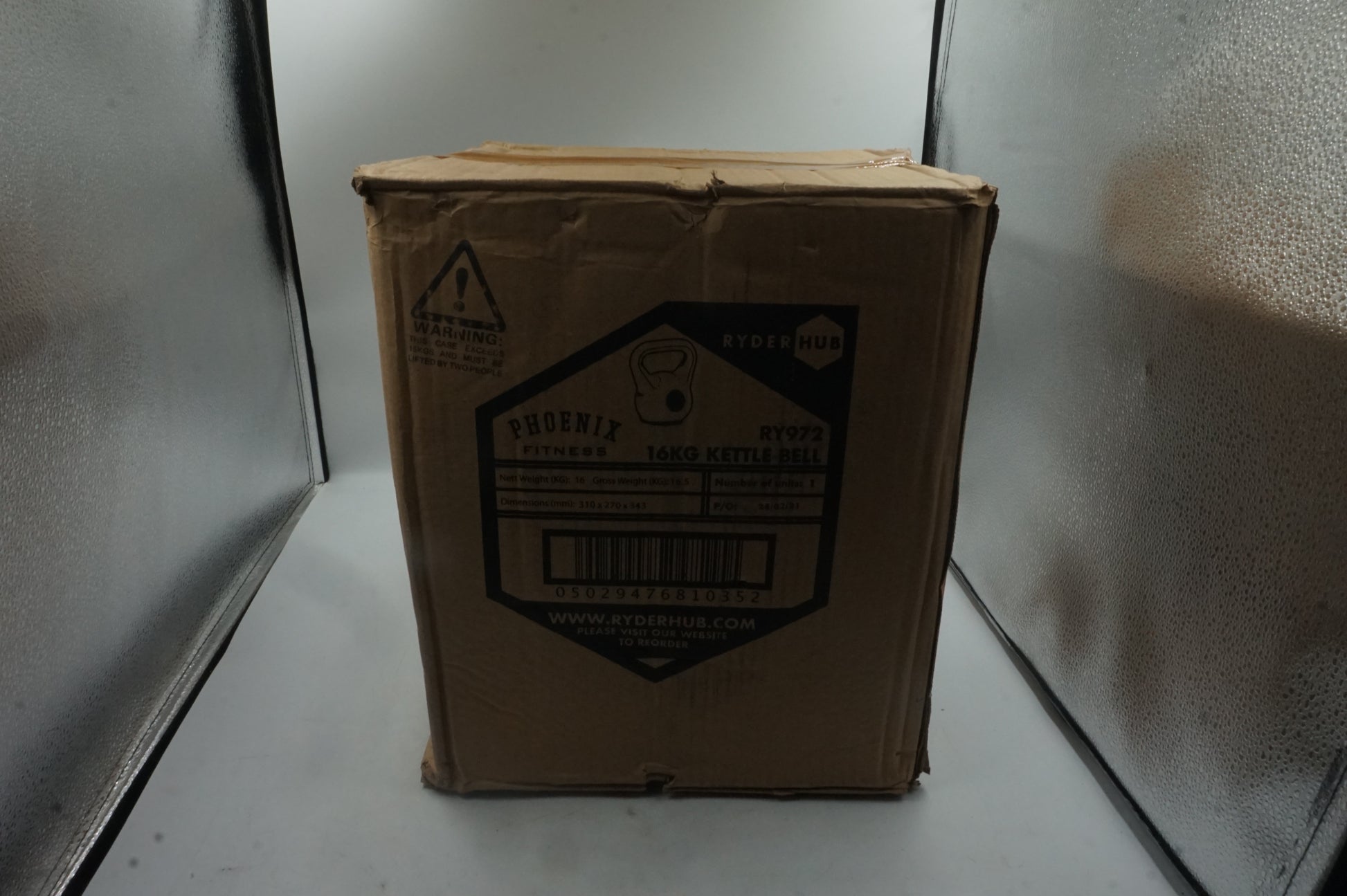 Ryder hub Phoenix fitness 16KG kettle bell RY972