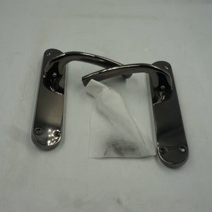 pair of intelligent hardware internal scimitar black nickel door handle IH-SCI.04.BNP