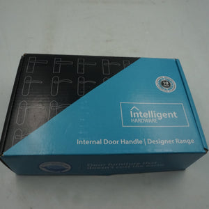 pair of intelligent hardware internal scimitar black nickel door handle IH-SCI.04.BNP