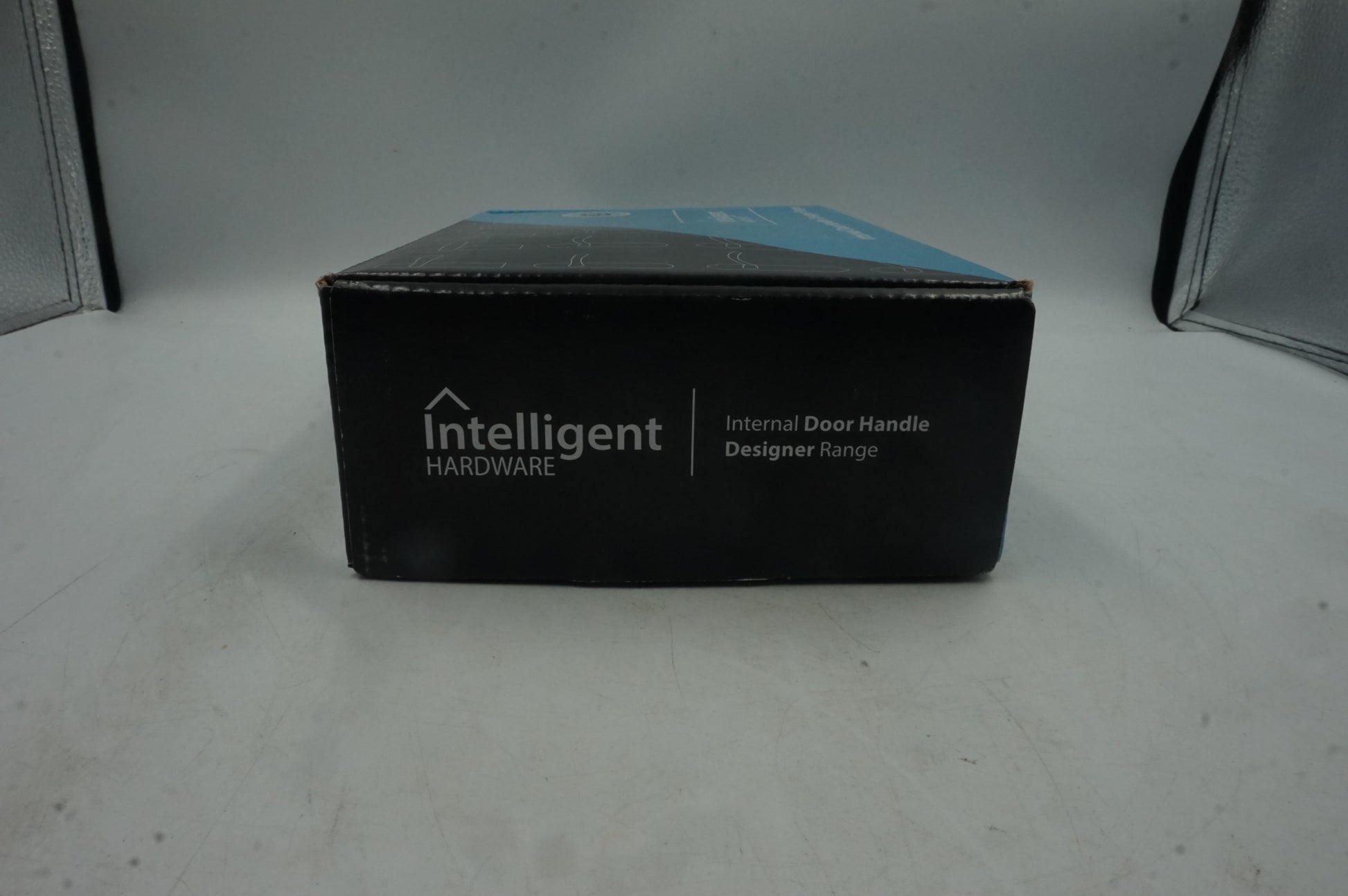 pair of intelligent hardware internal scimitar black nickel door handle IH-SCI.04.BNP