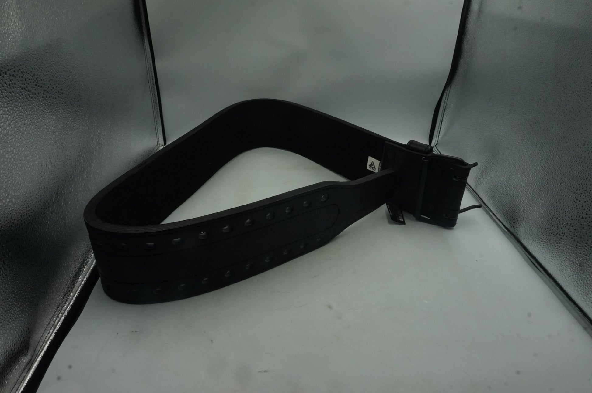 RDX 4" leather weightlifting gym belt