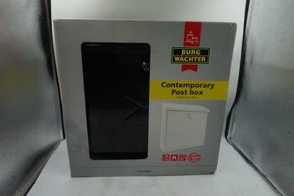 burg Wachter galvanised steel contemporary post box size 368X368X116mm