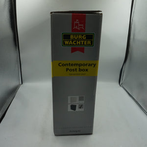 burg Wachter galvanised steel contemporary post box size 368X368X116mm