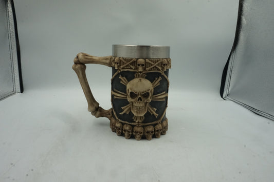 Nemesis now skull mug large tankard 15cm