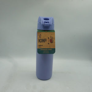 Ion8 stainless steel 600ml/20oz water bottle