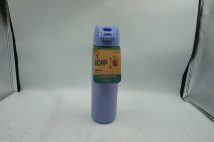 Ion8 stainless steel 600ml/20oz water bottle