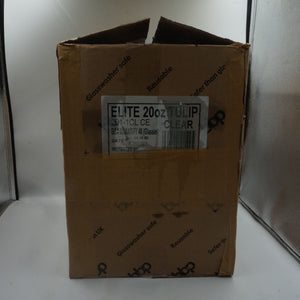 BBP pack of 48 polycarbonate elite tulip pint glasses