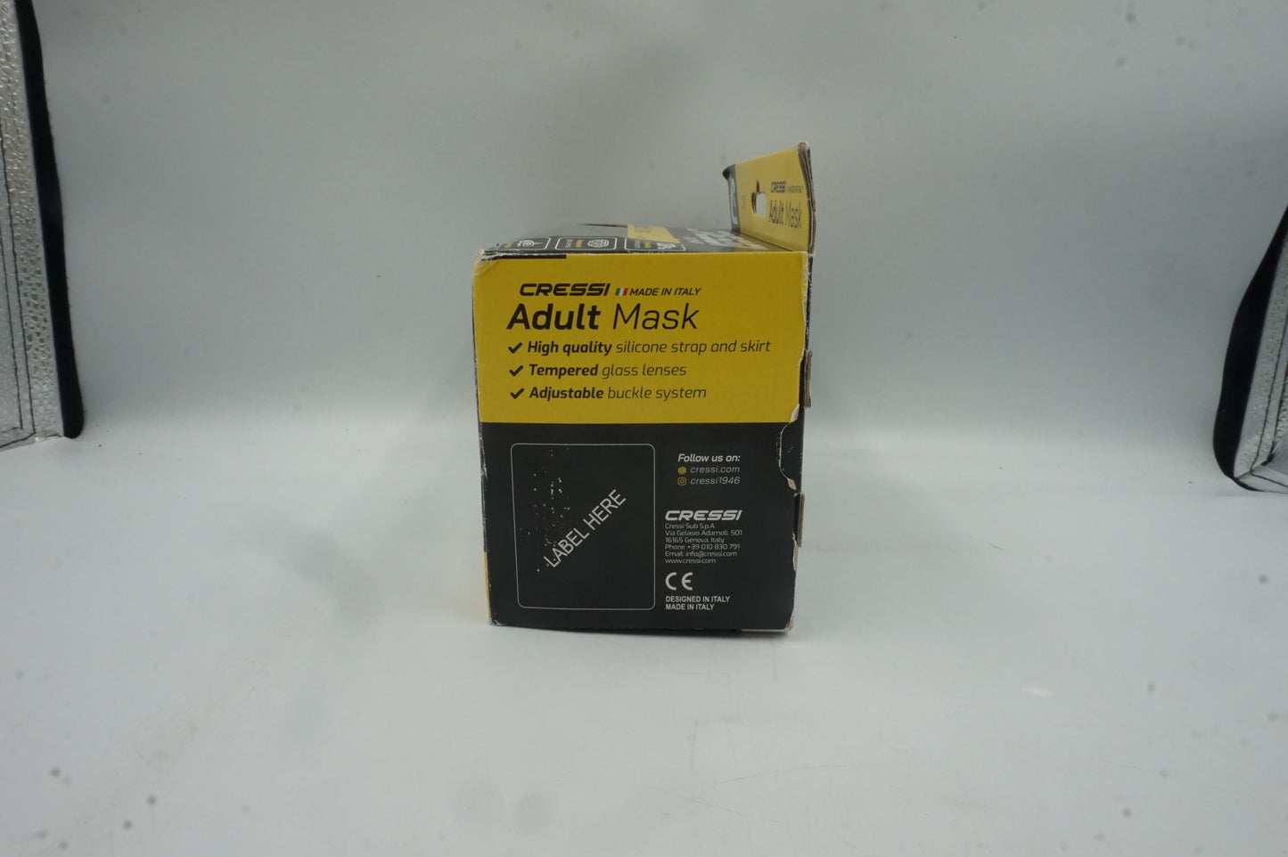 cressi swimming goggles adult mask