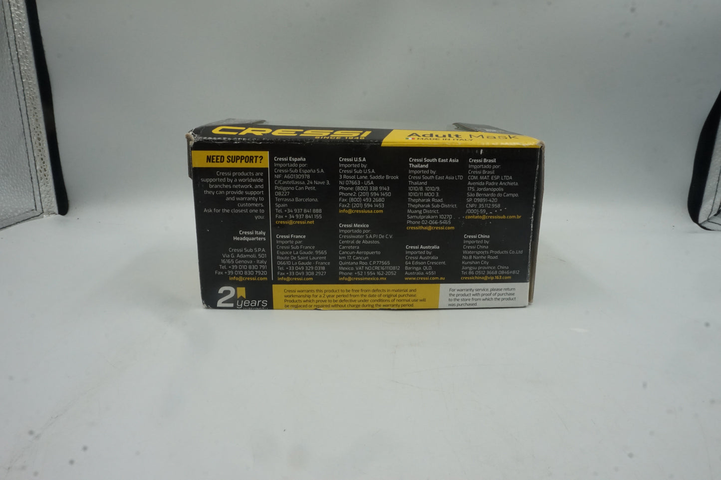 cressi swimming goggles adult mask