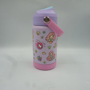 Honeybeam kids water bottle with straw lid 350ml