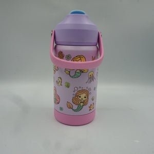 Honeybeam kids water bottle with straw lid 350ml