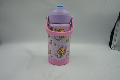 Honeybeam kids water bottle with straw lid 350ml