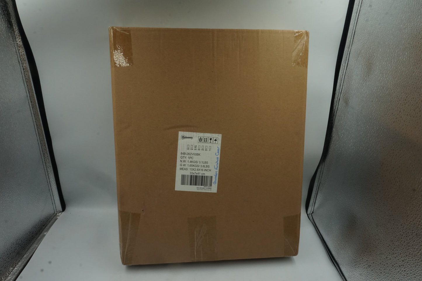 Outsunny garden waterproof furniture cover 84B-262V00BK