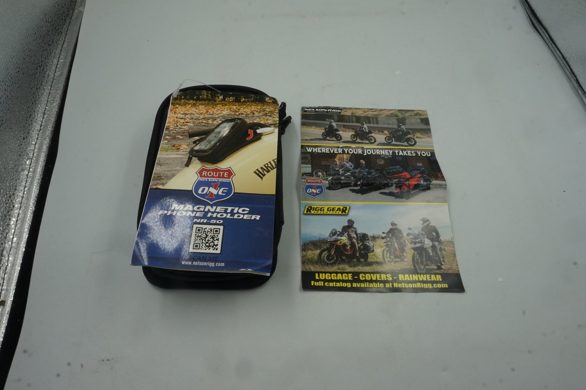 Nelson-Rigg route one magnetic phone holder
