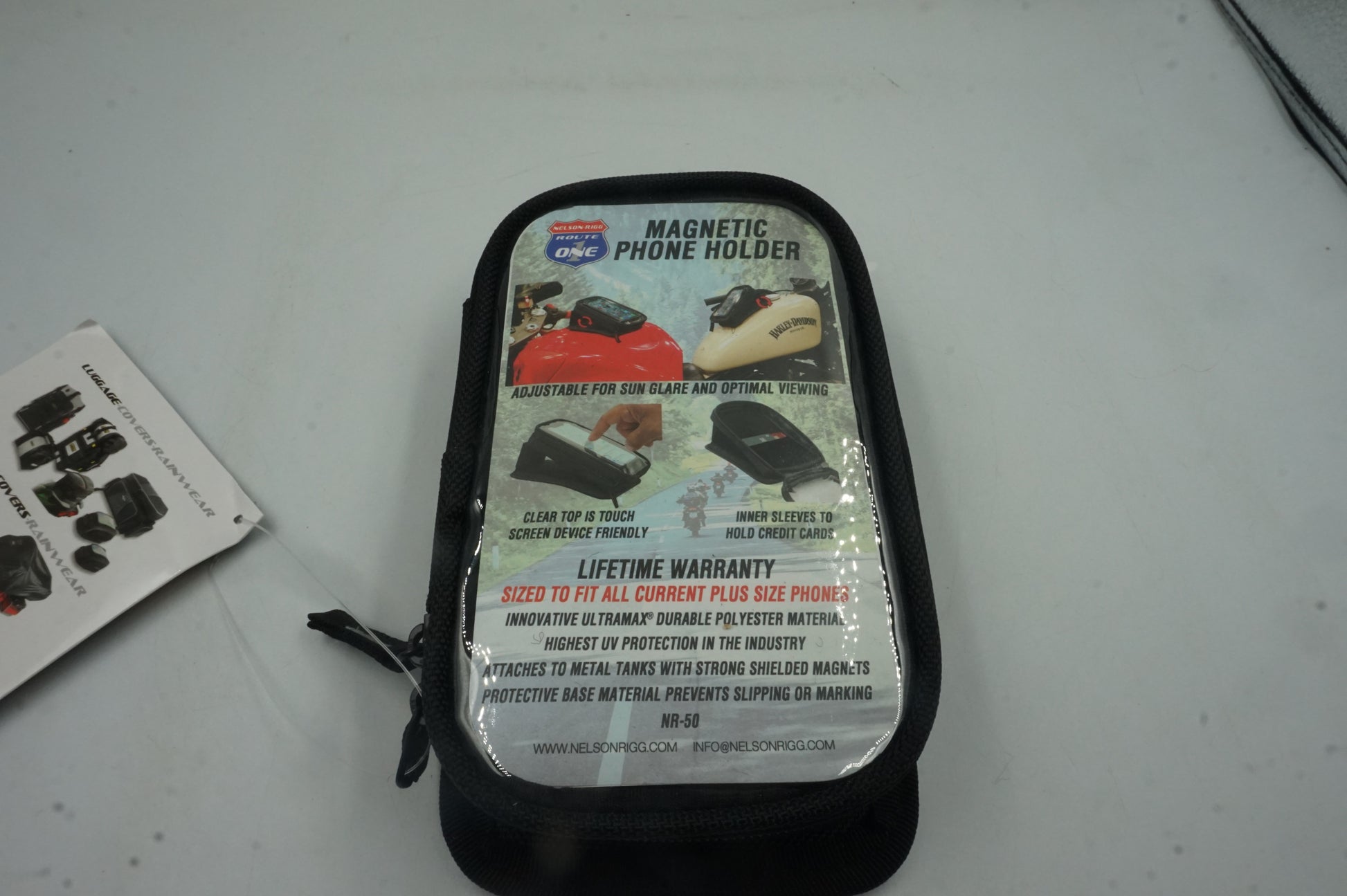 Nelson-Rigg route one magnetic phone holder