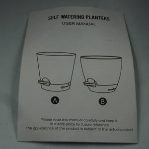 pack of three self watering planters