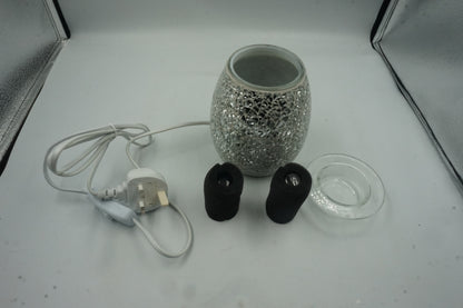 mirror glass wax melt lamp