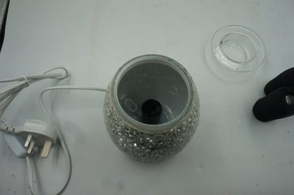 mirror glass wax melt lamp