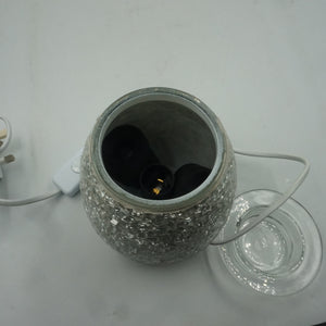 mirror glass wax melt lamp