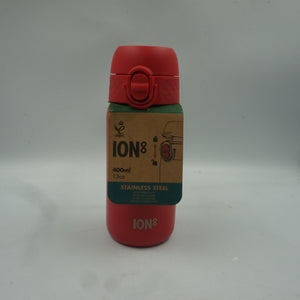 Ion8 400ml stainless steel water bottle
