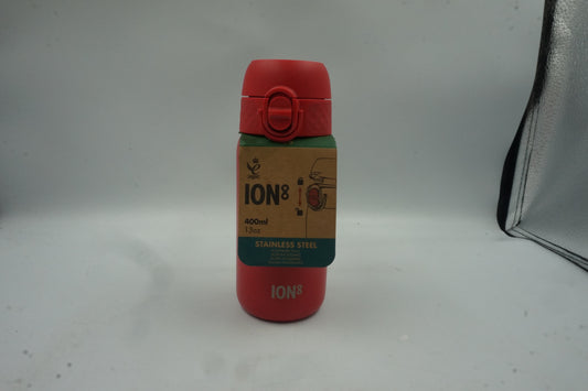 Ion8 400ml stainless steel water bottle