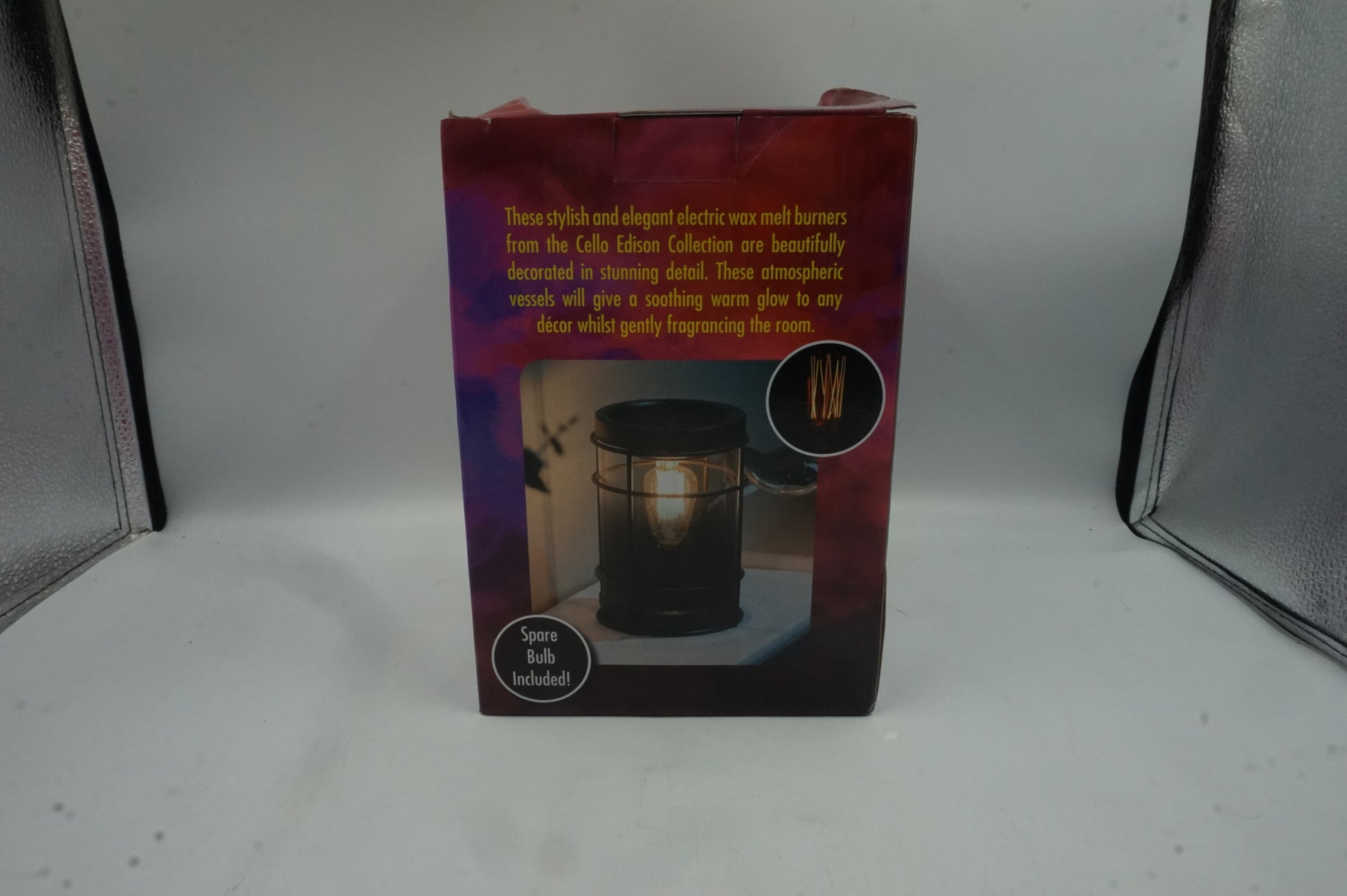 cello edison lamp wax melt burner