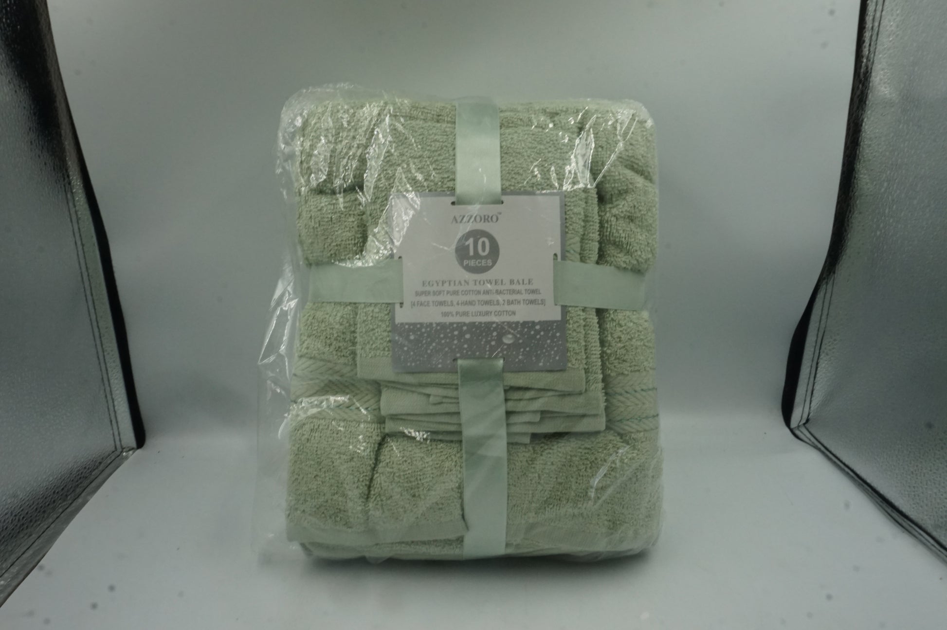azzoro 10 piece Egyptian towel bale