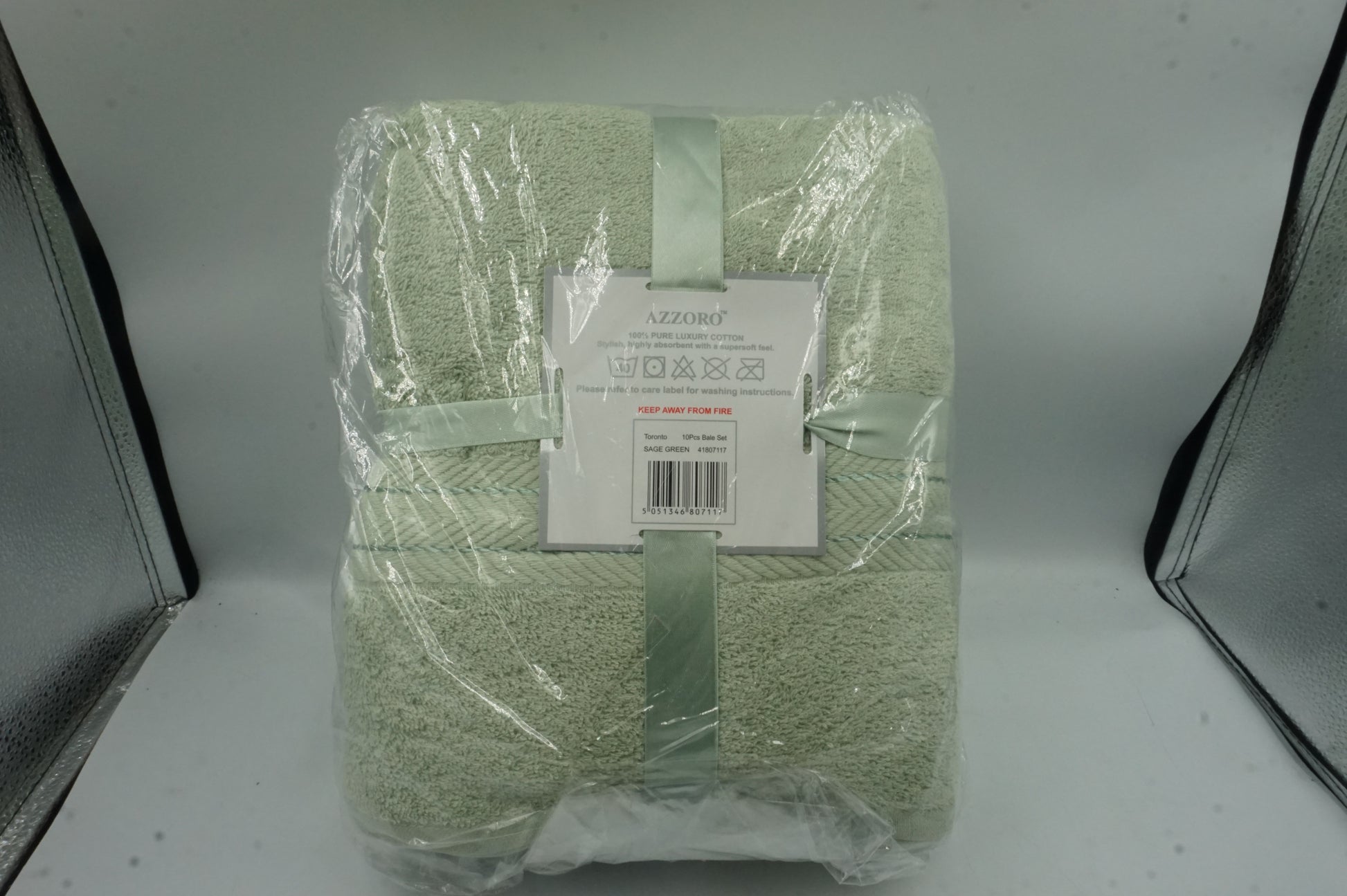 azzoro 10 piece Egyptian towel bale