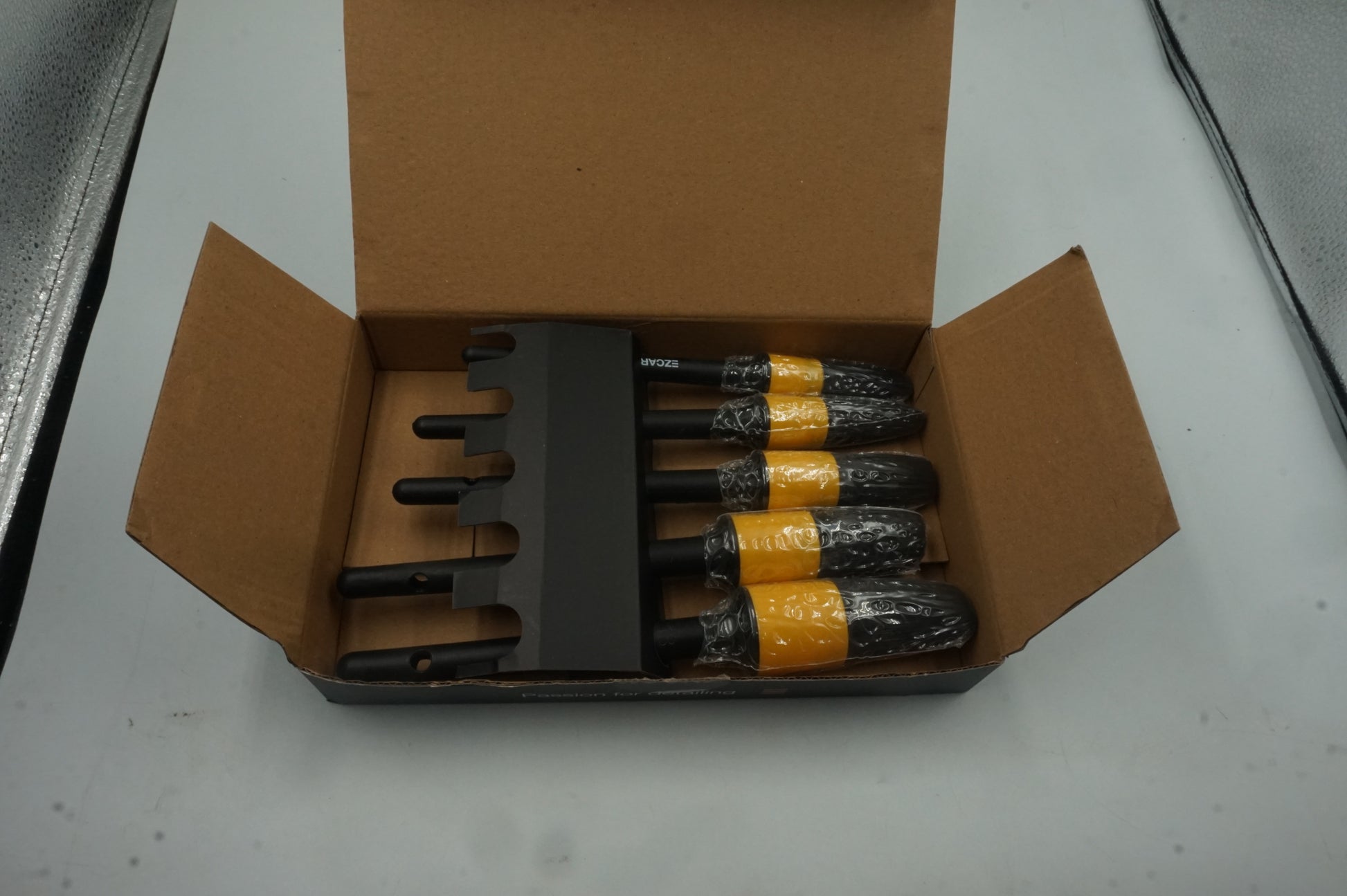 EZcarcare 5x multi-use detailing brushes