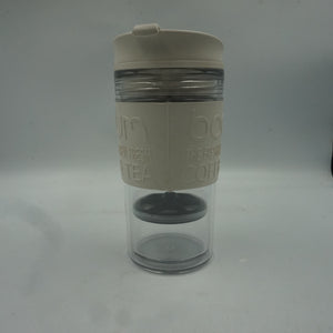 Bodum glass travel coffee press mug