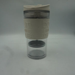 Bodum glass travel coffee press mug