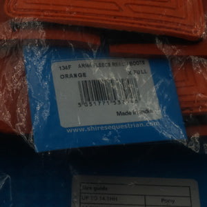 arma fleece reach boots orange size X full
