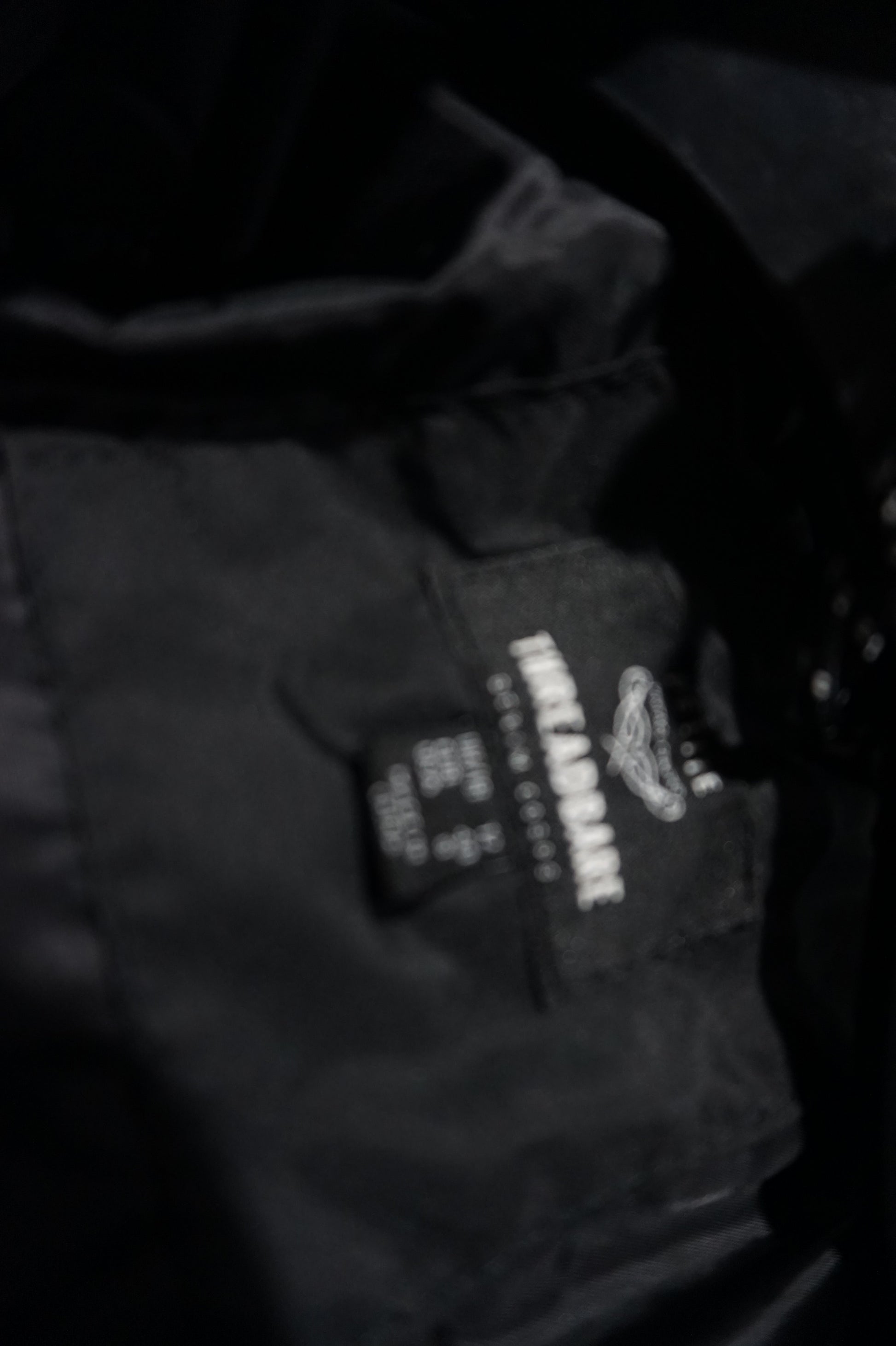 Threadbare maxi puffer coat with hood in black-UK12