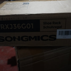 SONGMICS Dust proof shoe rack- grey