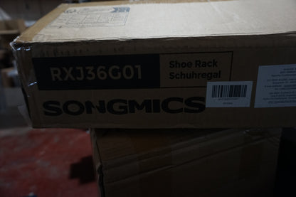 SONGMICS Dust proof shoe rack- grey