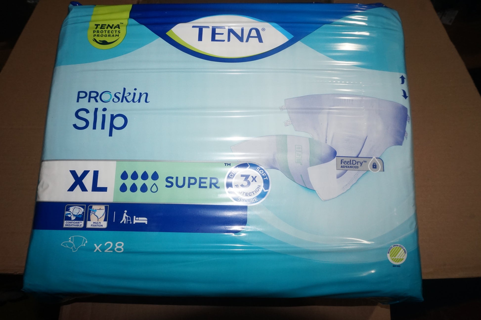 3 X TENA PROSKIN SLIPS 28PER PACK