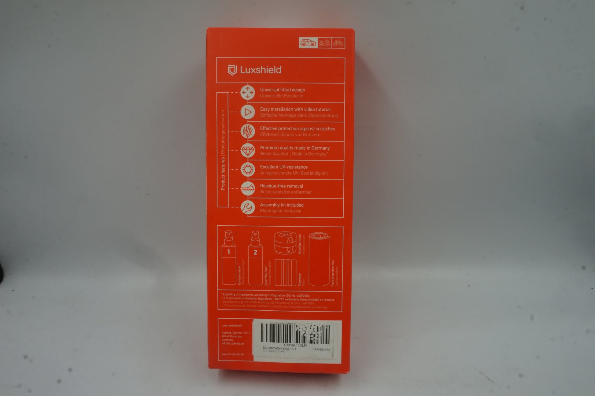 luxshield door sill protection clear film