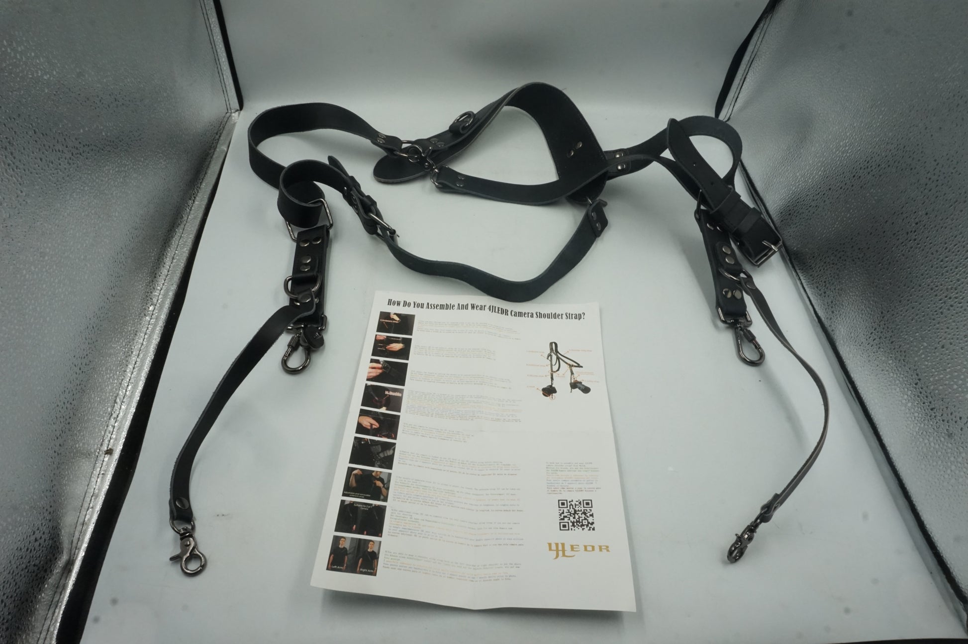 4J LEDR leather camera shoulder strap