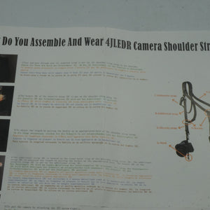 4J LEDR leather camera shoulder strap